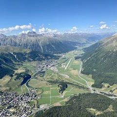Verortung via Georeferenzierung der Kamera: Aufgenommen in der Nähe von Albula, Schweiz in 3600 Meter